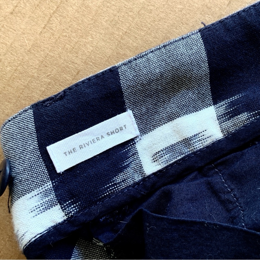 Loft Blue White Patterned Shorts - image 8